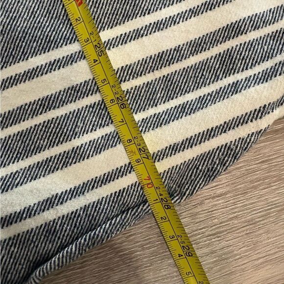 Old Navy Striped Cotton Regular Fit Over shirt sz L - Picture 7 of 10